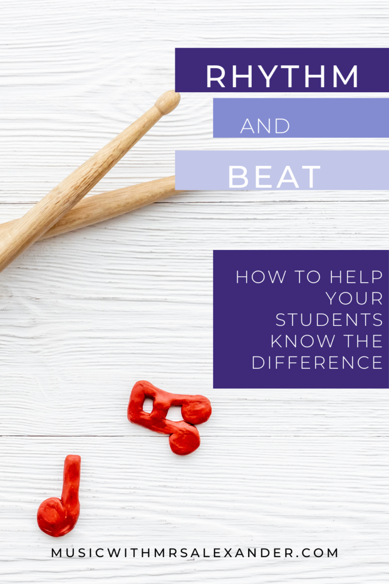 Teaching Rhythm And Beat: How To Help Your Students Know The Difference ...